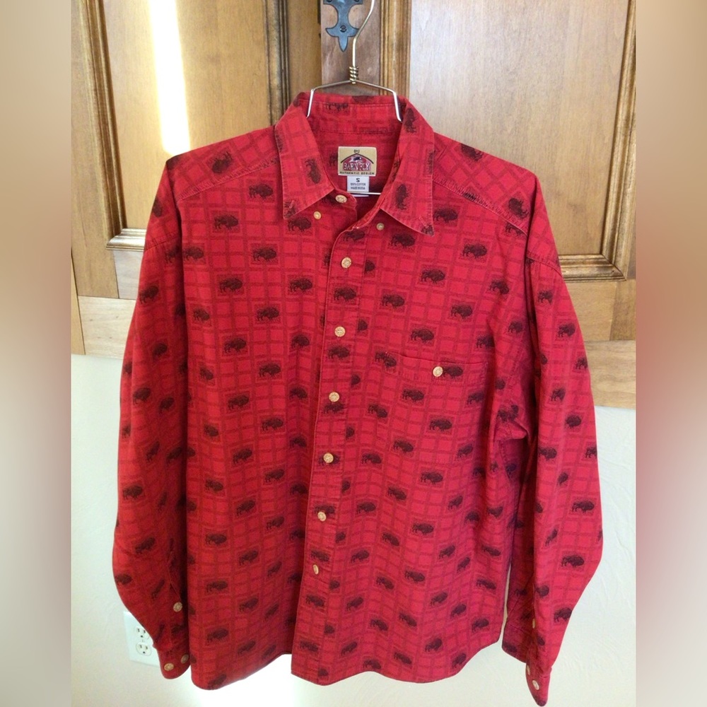 COPY - USA Barnfly men’s buffalo print shirt